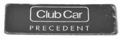 Bild von DECAL, CLUB CAR CLIP