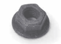 Bild von NUT-M6X1.0 FL MTL LOCK,BLK